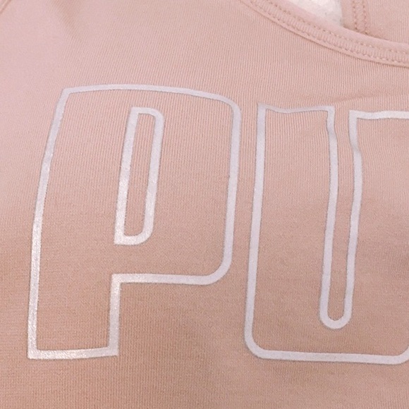 NWT PUMA Natural Seamless Graphic Logo Sports Bra - Picture 6 of 7